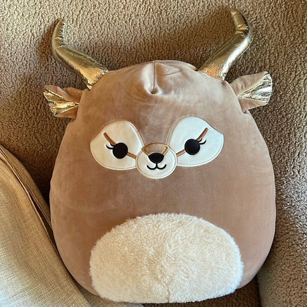 Squishmallows Kieli The Antelope 16” Golden Horns Plush Toy